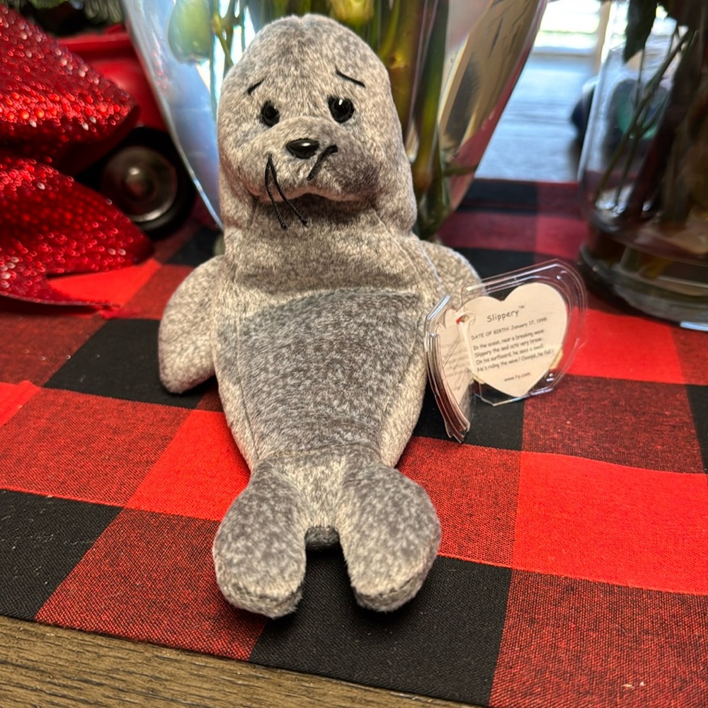 TY Beanie Babies Slippery Seal